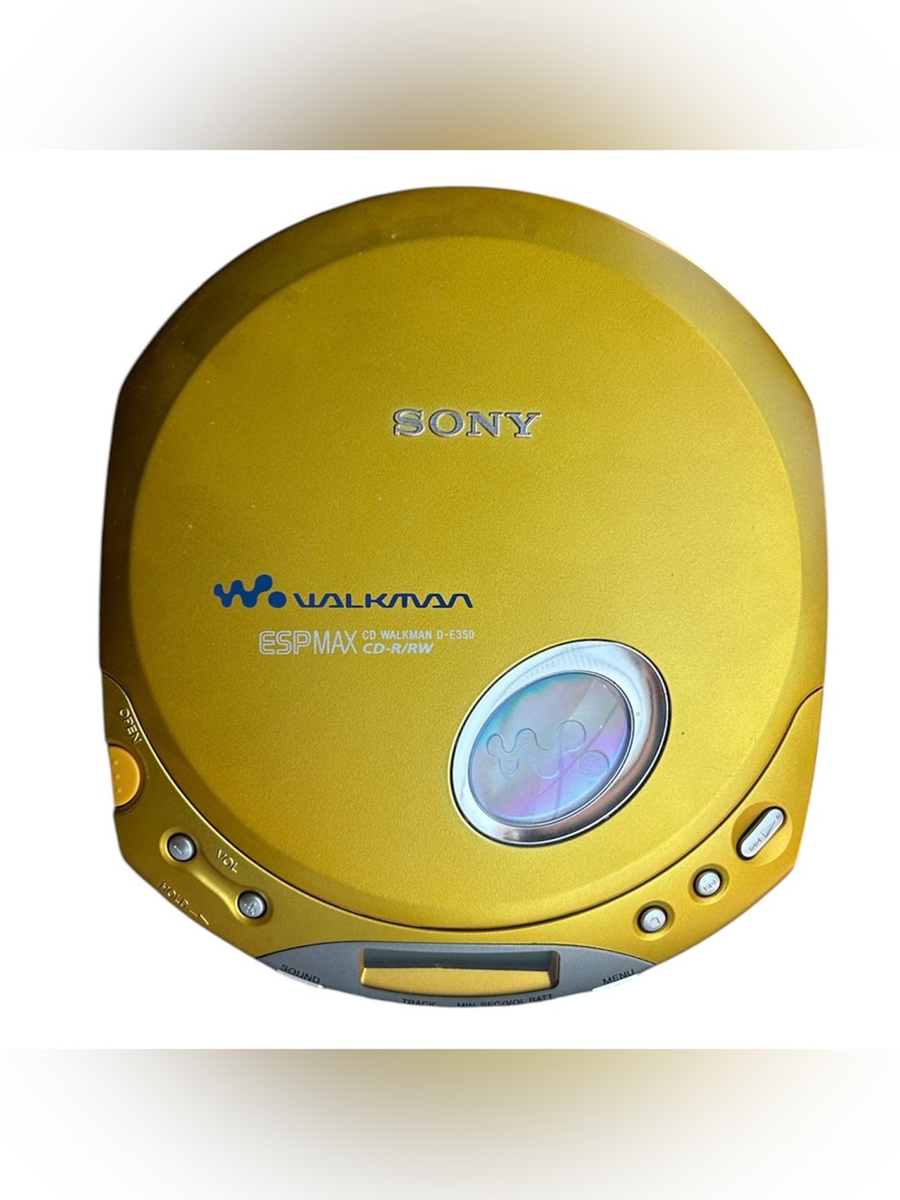 Sony CD Walkman ESP MAX Portable Compact Disk Player Radium Gold TESTED & WORKS